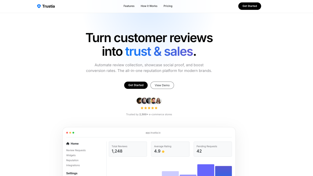 Trustia – a trustpilot alternative