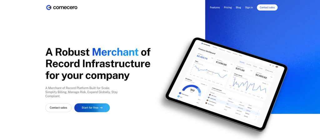 Comecero – a robust merchant infrastructure